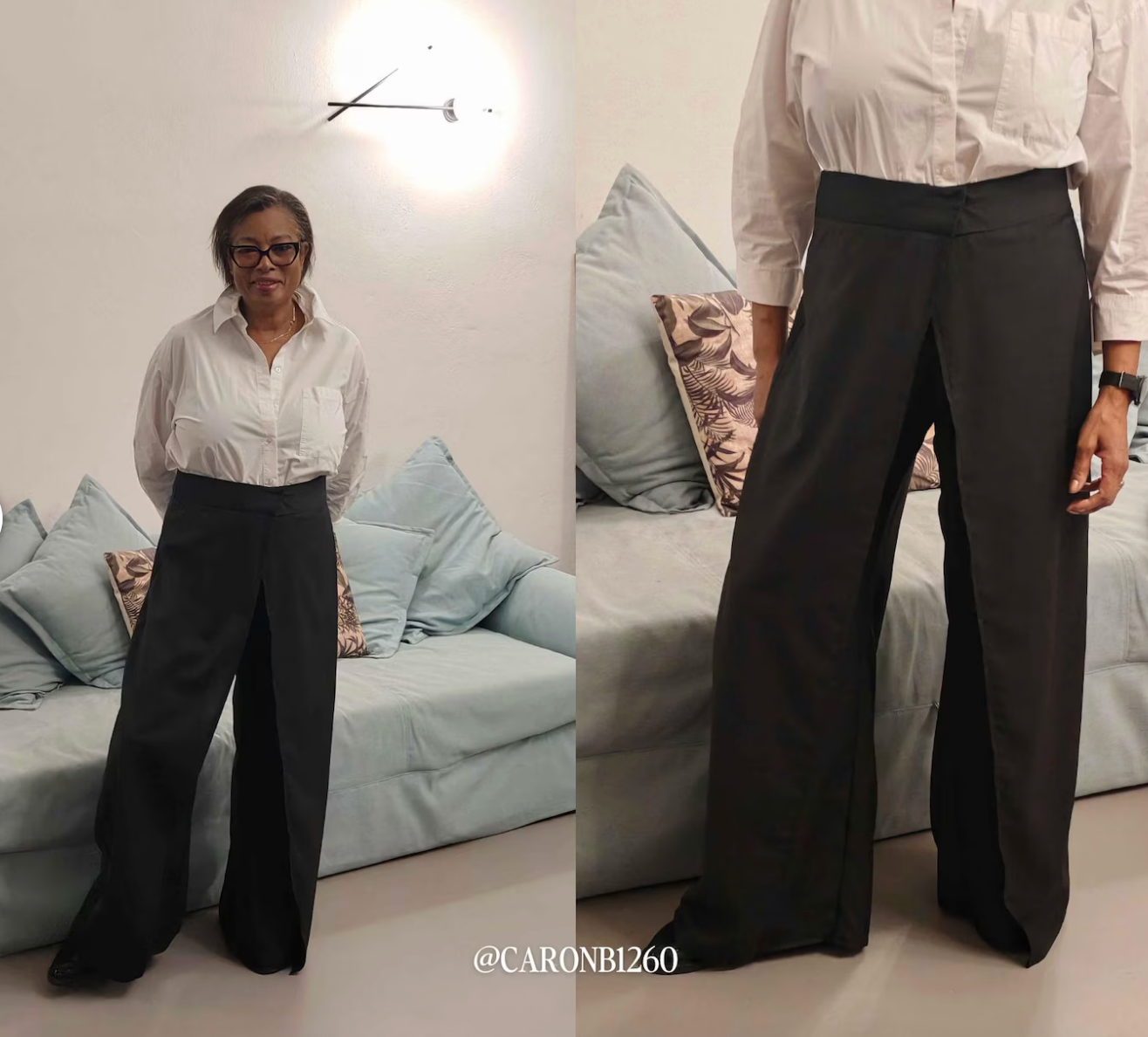 Jessiou's Closet Thea Wrap Trousers Sewing Pattern (PDF or Printed)