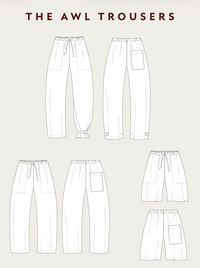 Àlamain The Awl Trousers Sewing Pattern