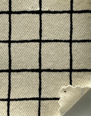 10oz Grid Printed Cotton Twill (per 1/2 M)