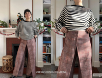 Jessiou's Closet Thea Wrap Trousers Sewing Pattern (PDF or Printed)