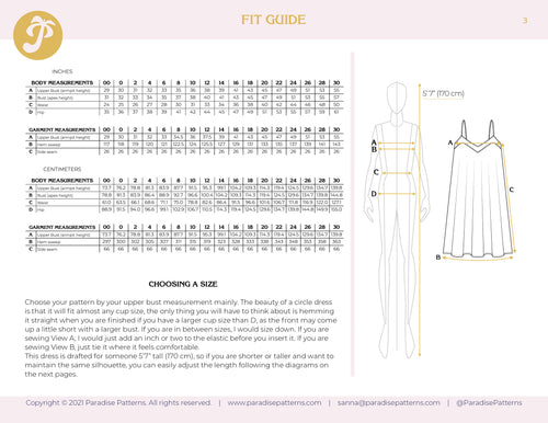 Paradise Patterns Smultron Dress - PDF Pattern