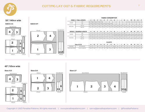 Paradise Patterns Sommar Camisole - PDF Pattern