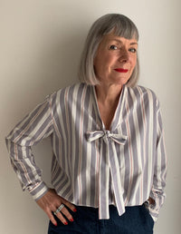 The Maker's Atelier Tie Front Blouse (PDF or Printed)