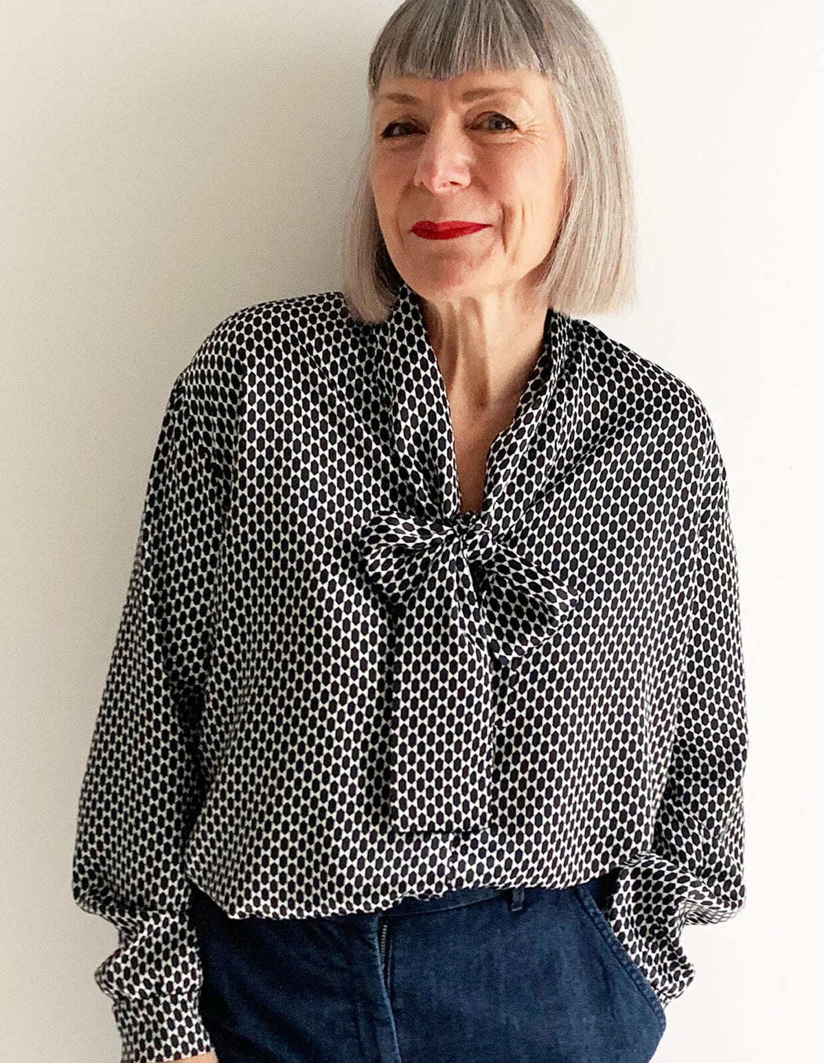 The Maker's Atelier Tie Front Blouse (PDF or Printed)