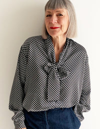 The Maker's Atelier Tie Front Blouse (PDF or Printed)