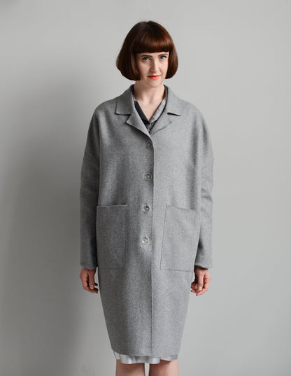 The Maker's Atelier Unlined Raw-Edged Coat - PDF Pattern