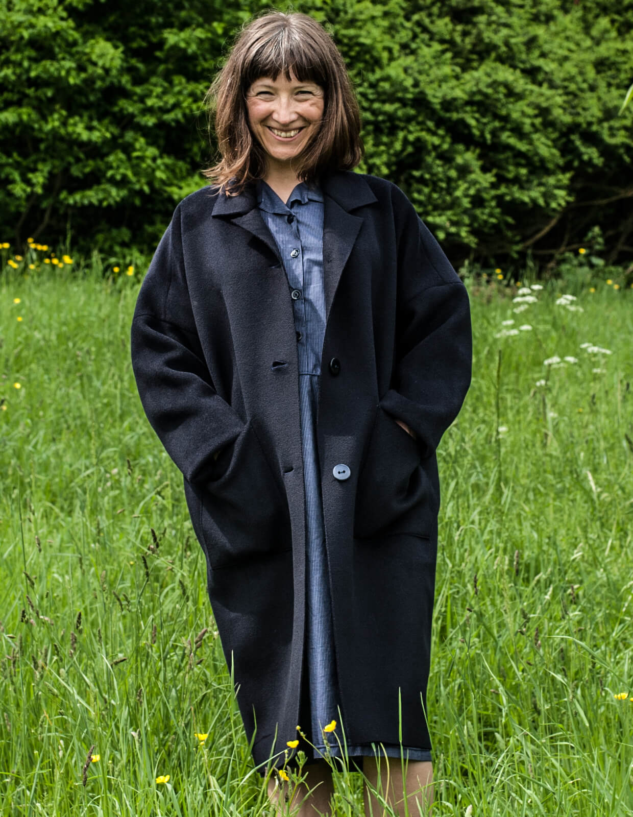 The Maker's Atelier Unlined Raw-Edged Coat - PDF Pattern