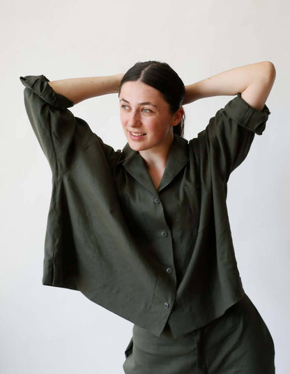 The Maker's Atelier Lounge Shirt - PDF Pattern