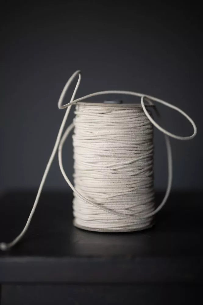 Merchant & Mills Recycled Cotton Elastic 3mm - per 10cm