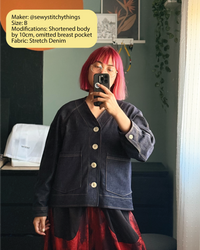 The Sewing Club Hank Jacket Sewing Pattern (PDF or Printed)