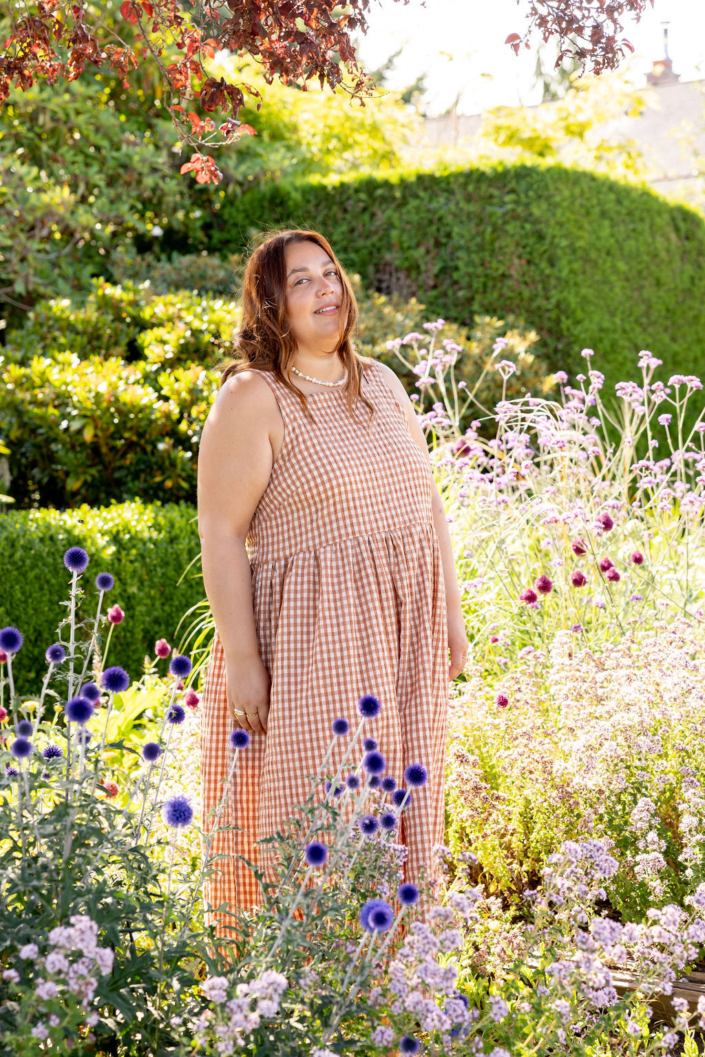 Cotton Blend Gingham Seersucker (Per 1/2 M)