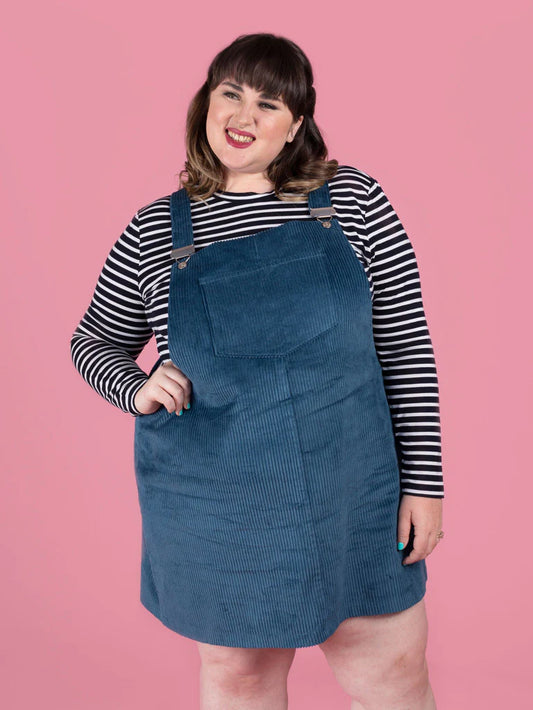 Tilly and The Buttons Cleo Dungaree Dress (Paper Pattern)