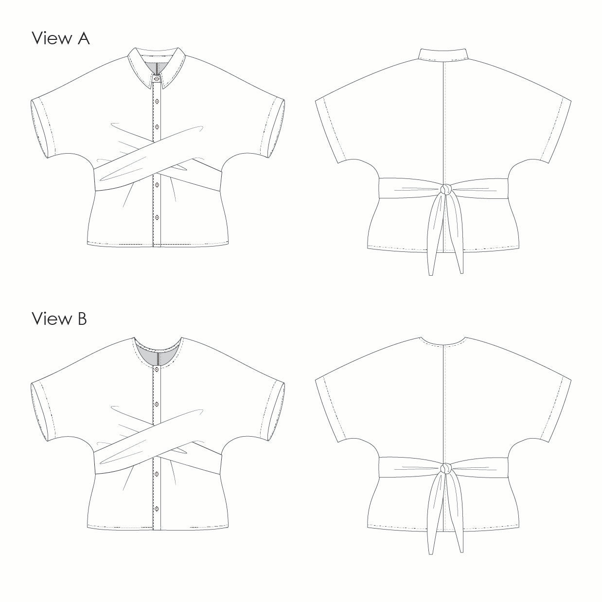 Elbe Textiles Townsend Shirt - Paper Sewing Pattern