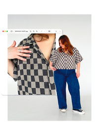 Les Perlines Weekday Shirt - PDF or Printed Sewing Pattern