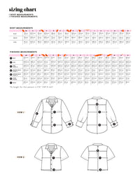 Les Perlines Weekday Shirt - PDF or Printed Sewing Pattern