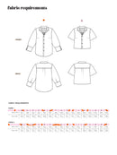 Les Perlines Weekday Shirt - PDF or Printed Sewing Pattern