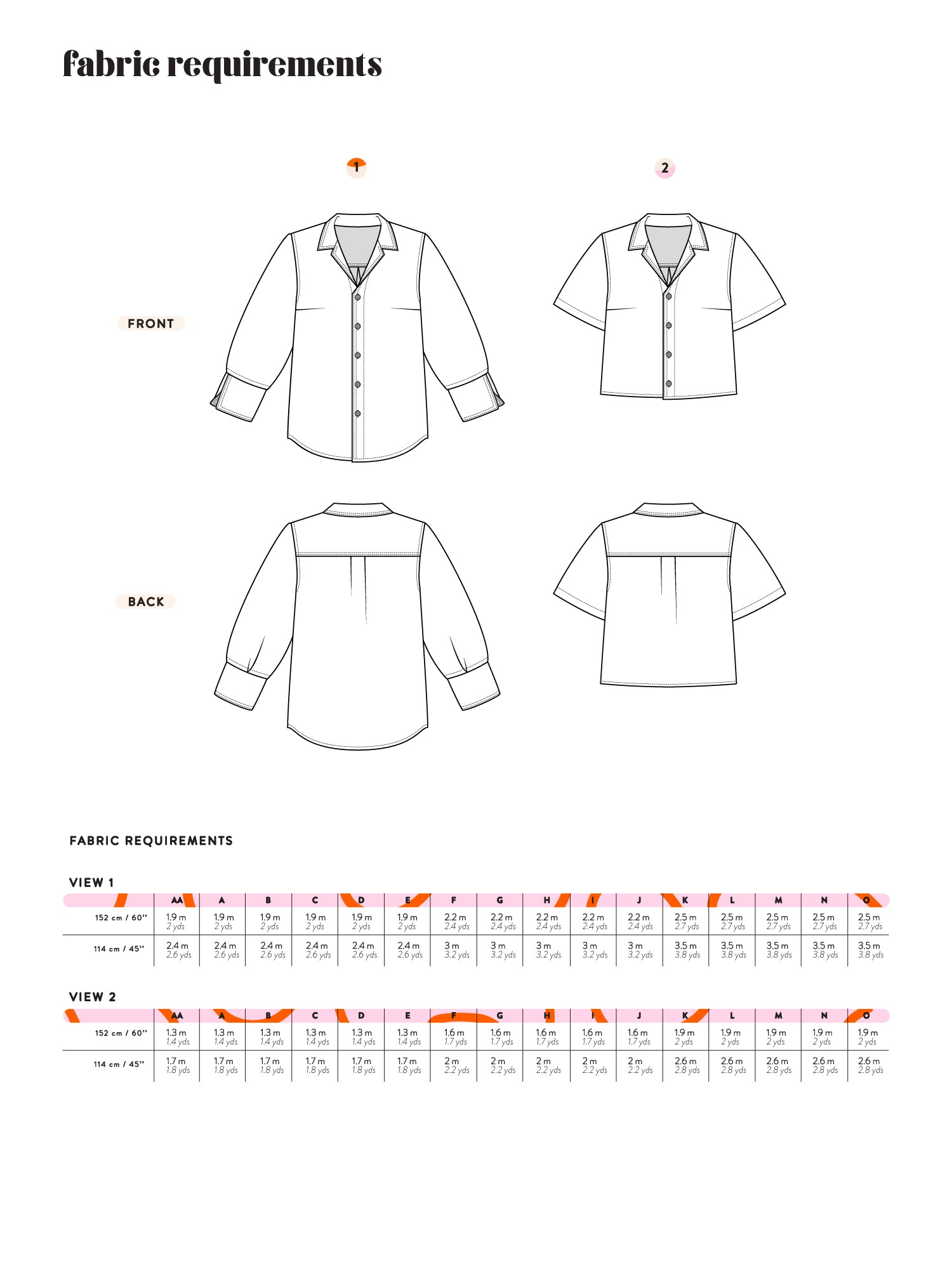 Les Perlines Weekday Shirt - PDF or Printed Sewing Pattern