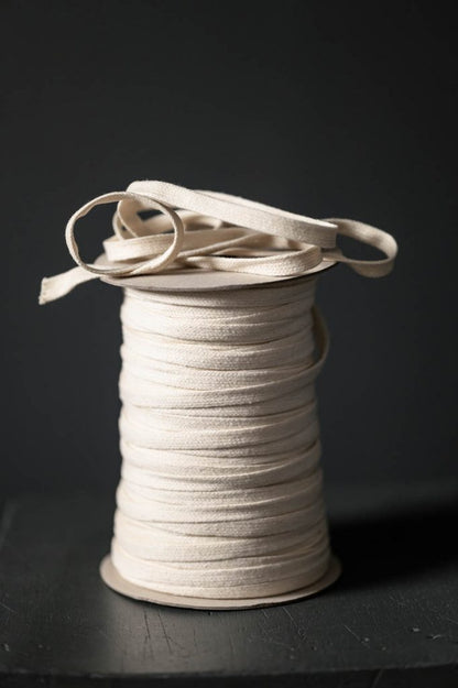 Merchant and Mills Recycled Cotton Drawstring - Ecru (per 1/2 M)