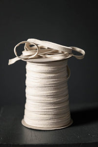 Merchant and Mills Recycled Cotton Drawstring - Ecru (per 1/2 M)