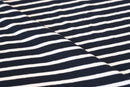 100% Cotton Breton Stripe Jersey (per 1/2M)