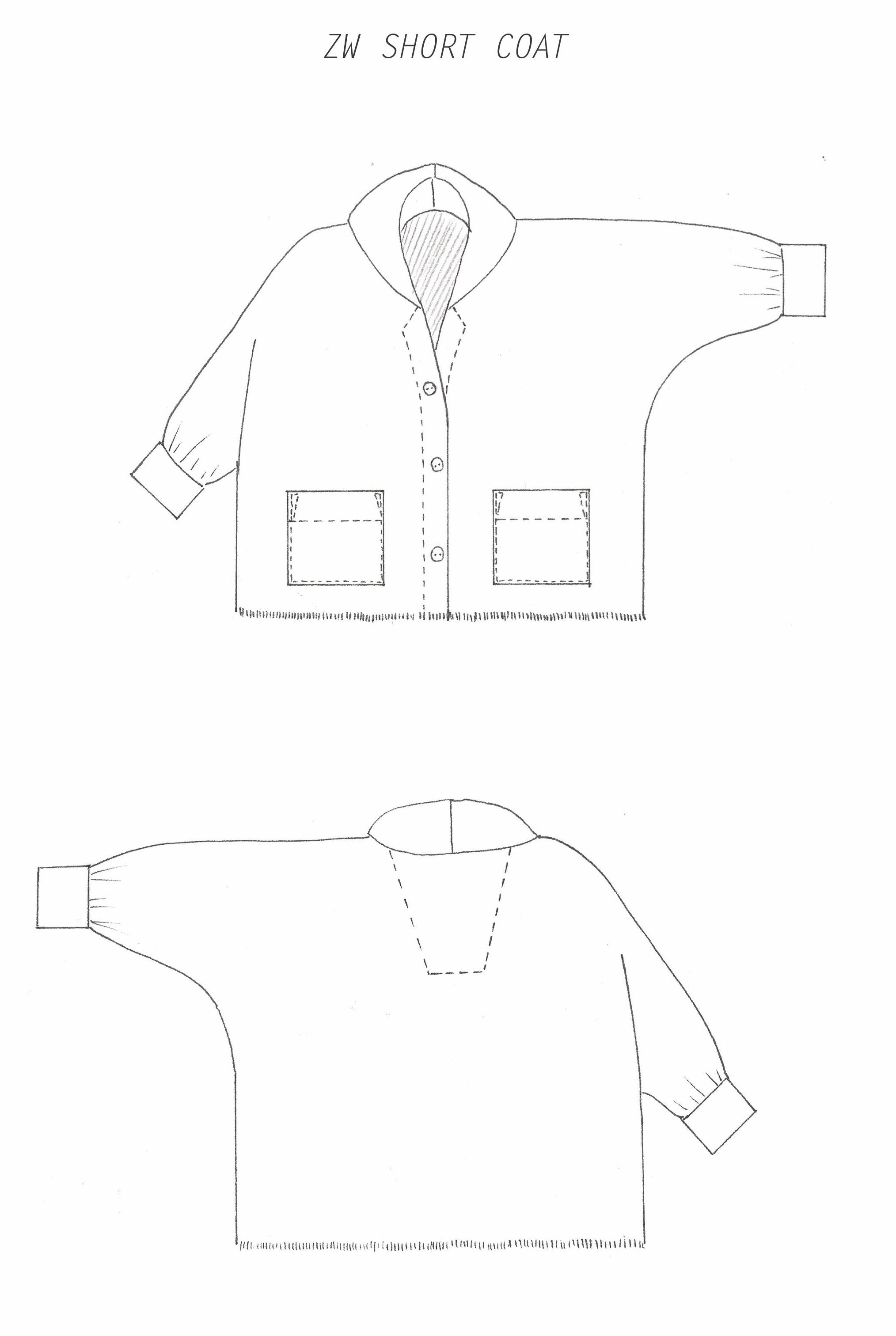 Birgitta Helmersson Zero Waste Coat - PDF Pattern