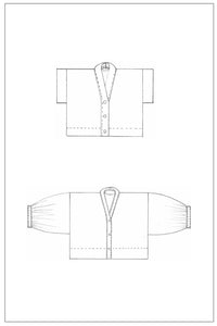 Birgitta Helmersson Zero Waste Cropped Shirt  - PDF Pattern