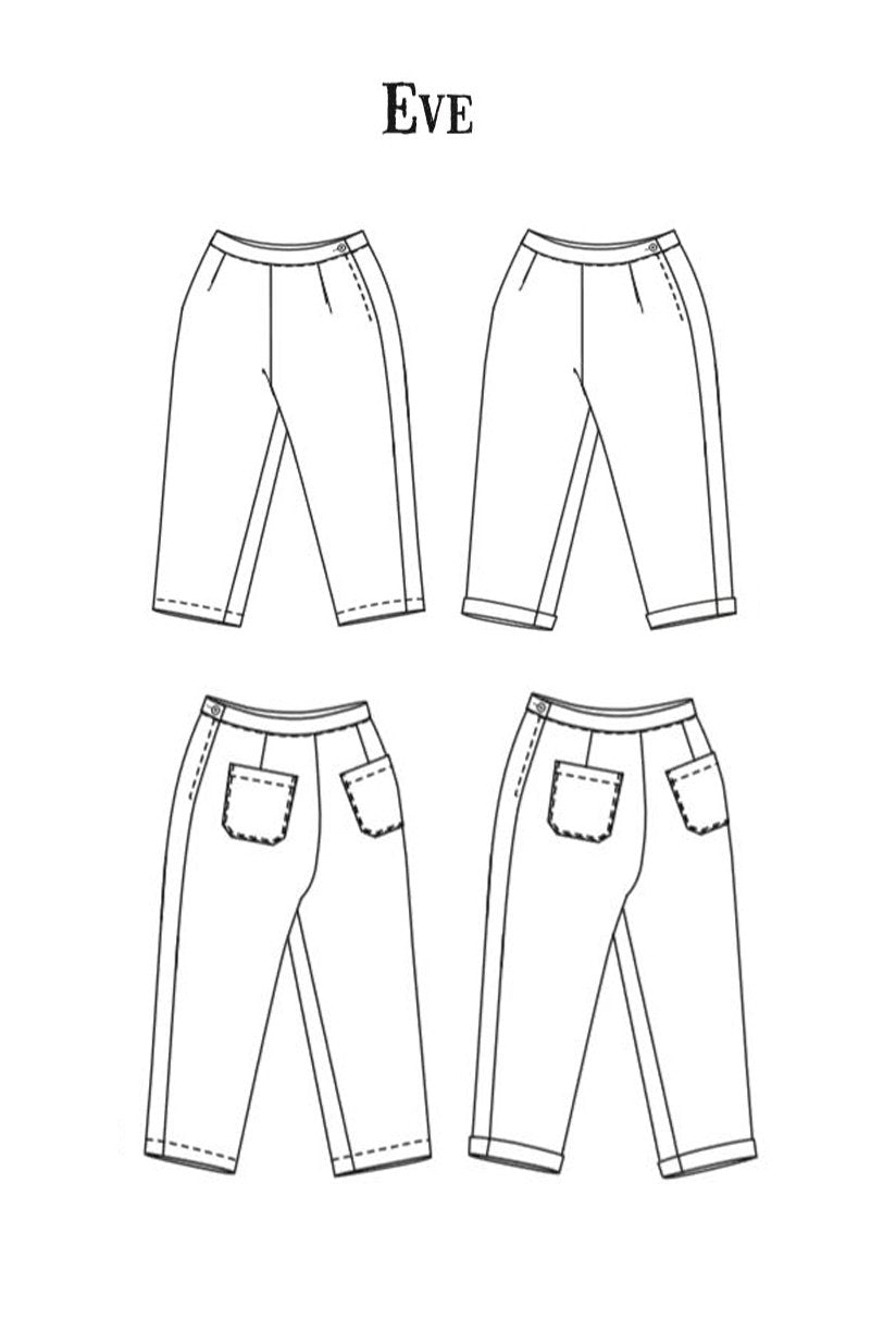 Merchant and Mills Eve Trousers - PDF Pattern