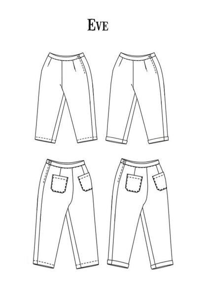 Merchant and Mills Eve Trousers - PDF Pattern