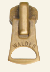 Waldes 60cm (23.6") Separating Metal Zipper with Cotton Tape
