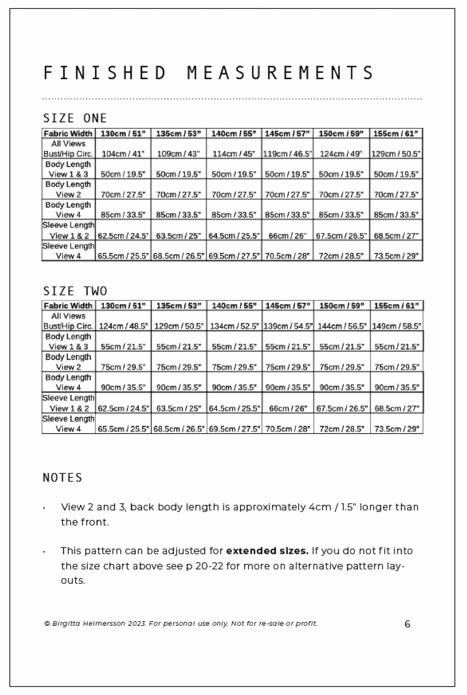 Birgitta Helmersson Zero Waste Tie Top - PDF Pattern