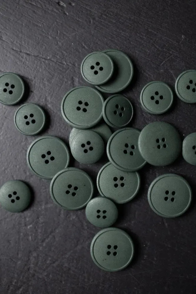15mm Hemp Button - Campania Green (each)