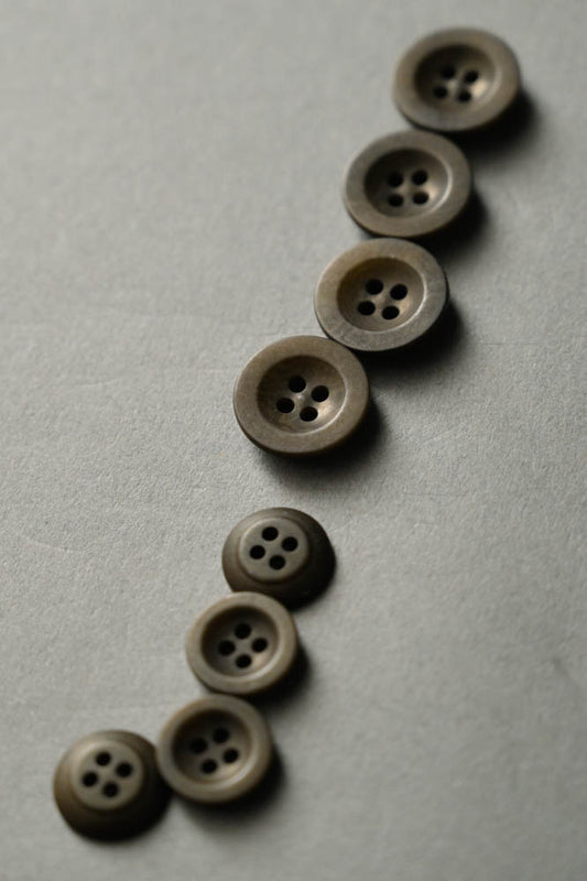 14mm Khaki Corozo Button - Merchant and Mills