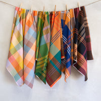 Fableism Happy Checkers Bloom Cotton Fabric (per 1/2 M)