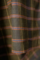 Merchant & Mills Misty Green Handwoven Cotton Check (per 1/2 M)