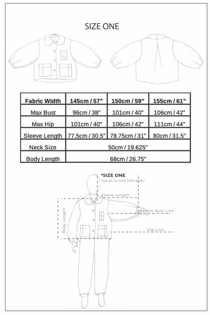 Birgitta Helmersson Zero Waste Bell Jacket - PDF Pattern