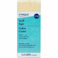 Twill Tape 25mm x 1.8m - Beige