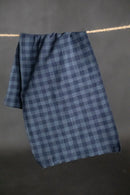 Merchant & Mills Uniform Blues Organic Cotton/Linen Gingham (per 1/2M)