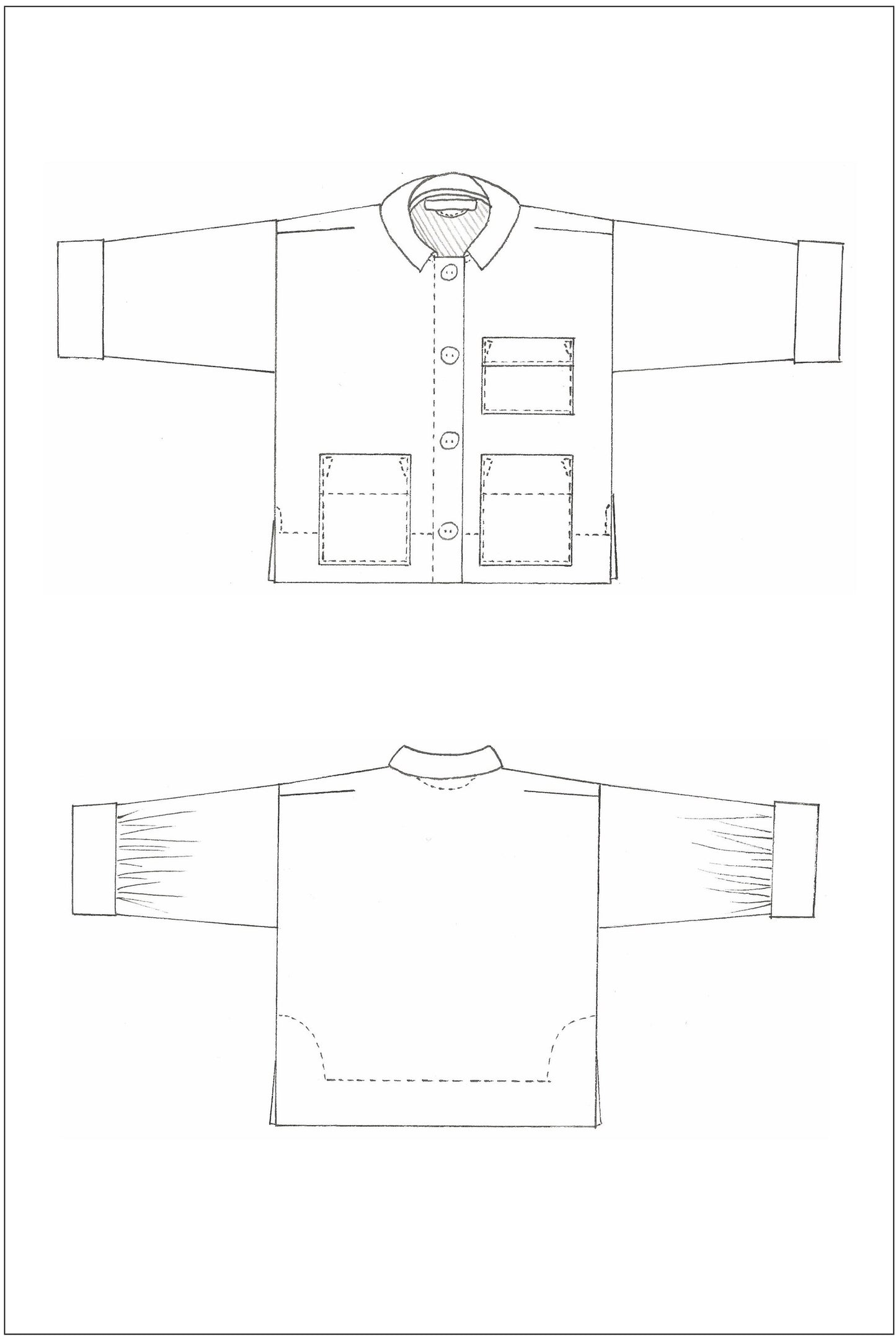 Birgitta Helmersson Zero Waste Workwear Jacket - PDF Pattern