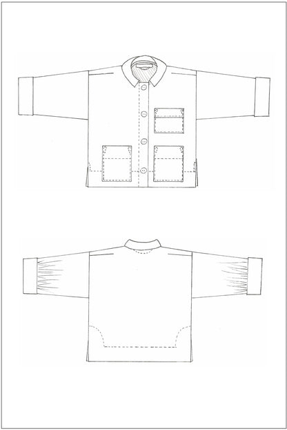Birgitta Helmersson Zero Waste Workwear Jacket - PDF Pattern