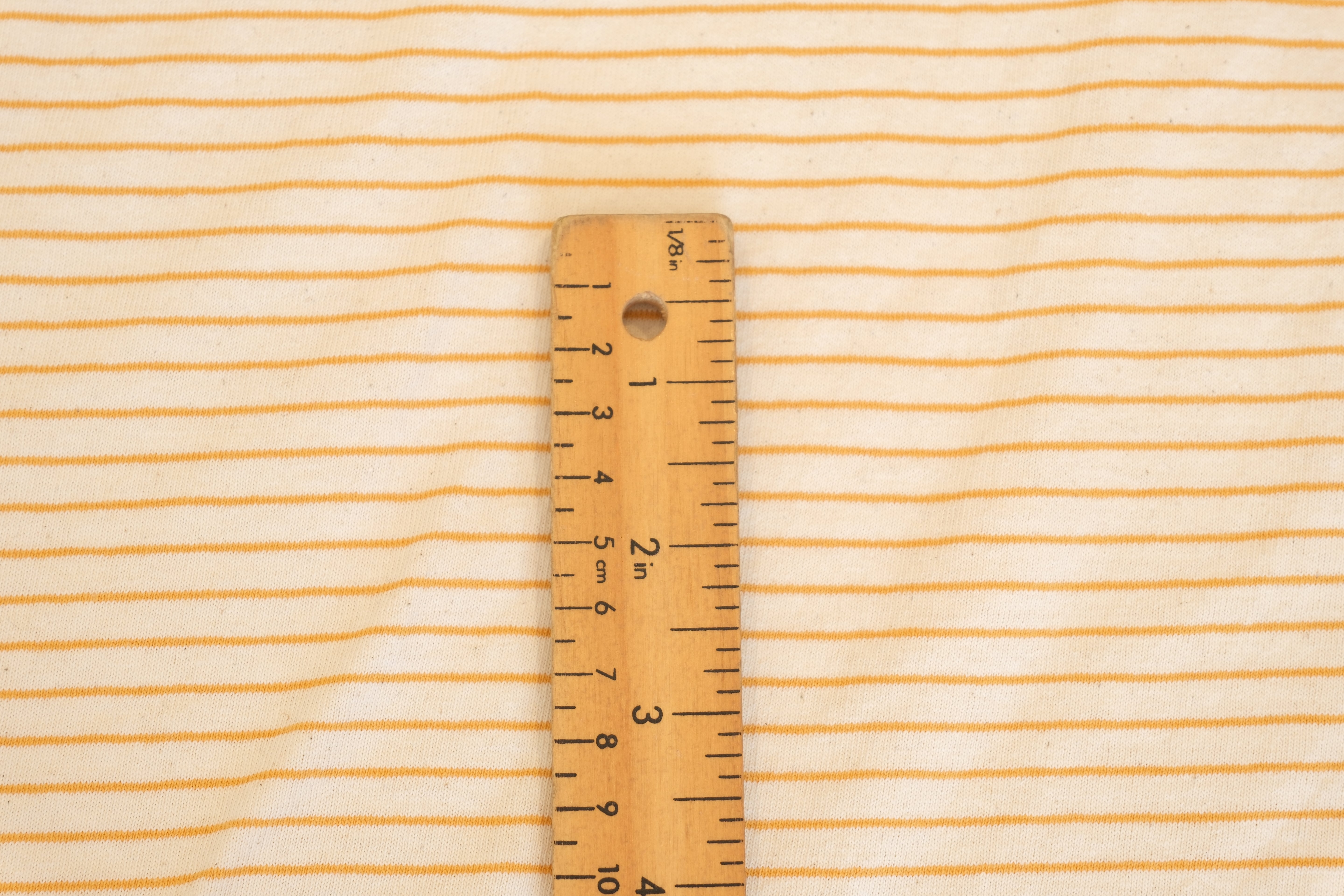100% Cotton Pin Stripe Jersey (per 1/2M)
