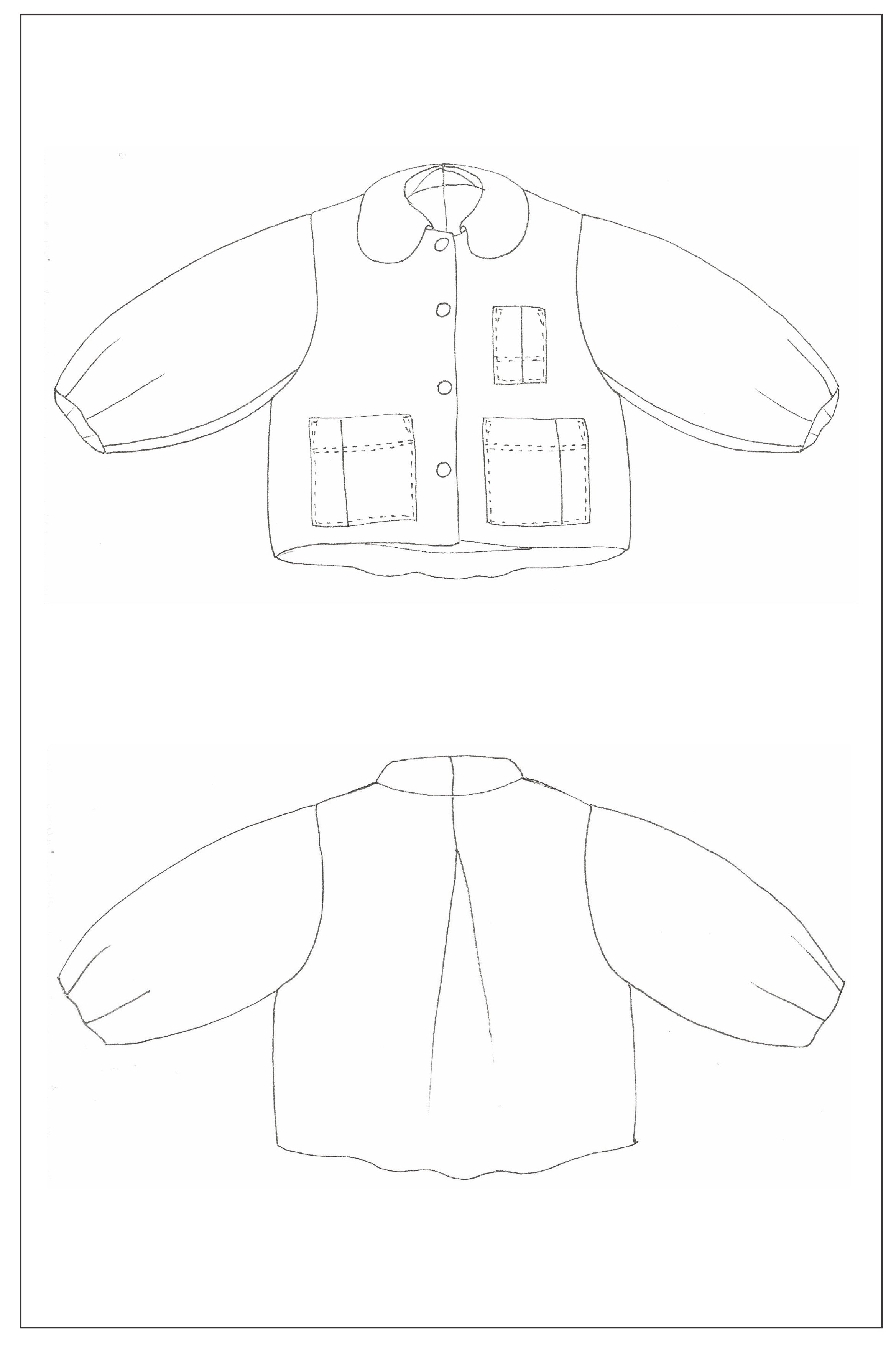 Birgitta Helmersson Zero Waste Bell Jacket - PDF Pattern