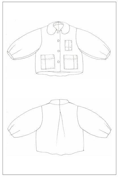 Birgitta Helmersson Zero Waste Bell Jacket - PDF Pattern