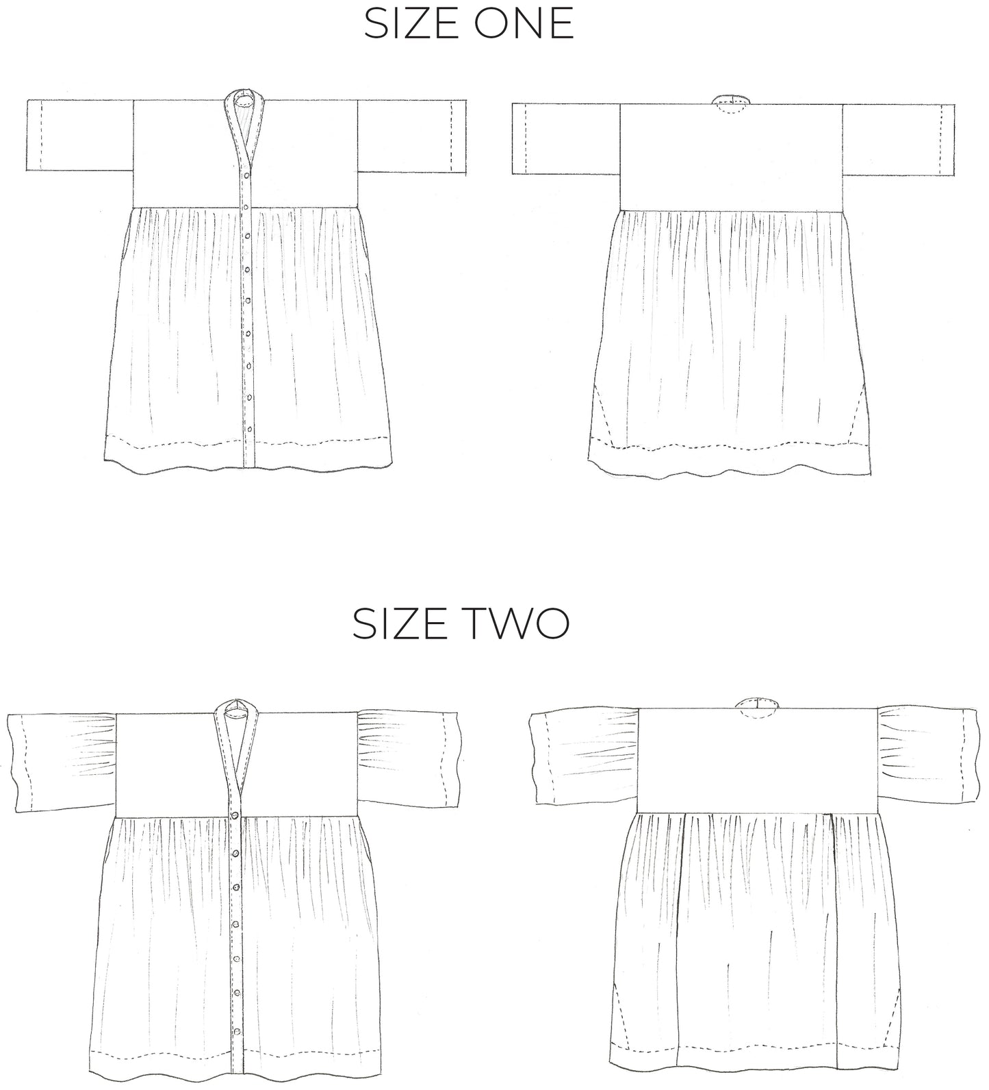 Birgitta Helmersson Zero Waste Gather Dress  - PDF Pattern