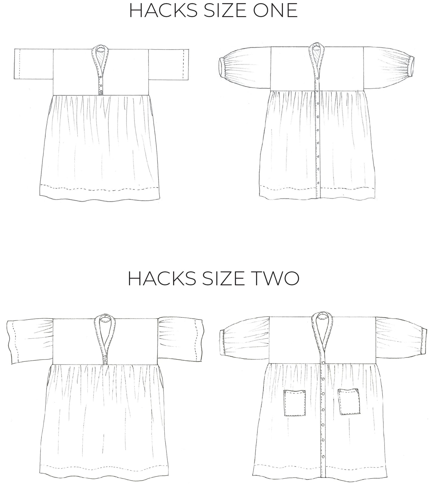Birgitta Helmersson Zero Waste Gather Dress  - PDF Pattern