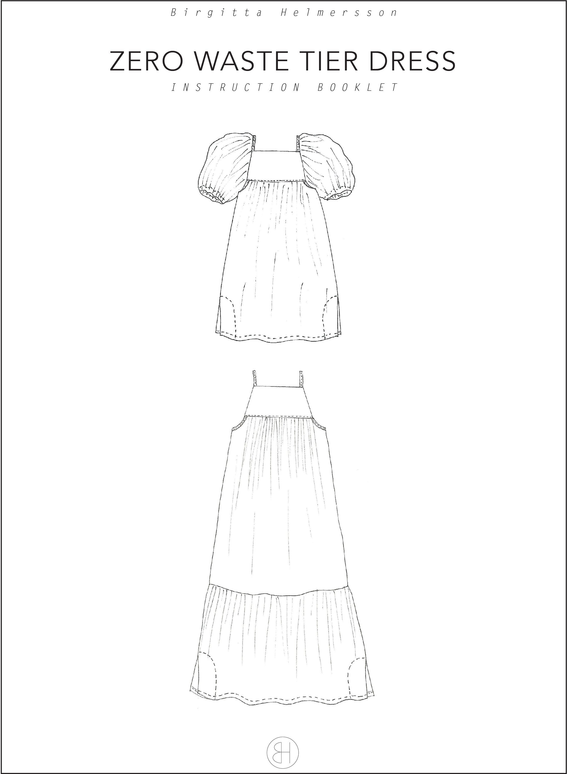 Birgitta Helmersson Zero Waste Tier Dress - PDF Pattern