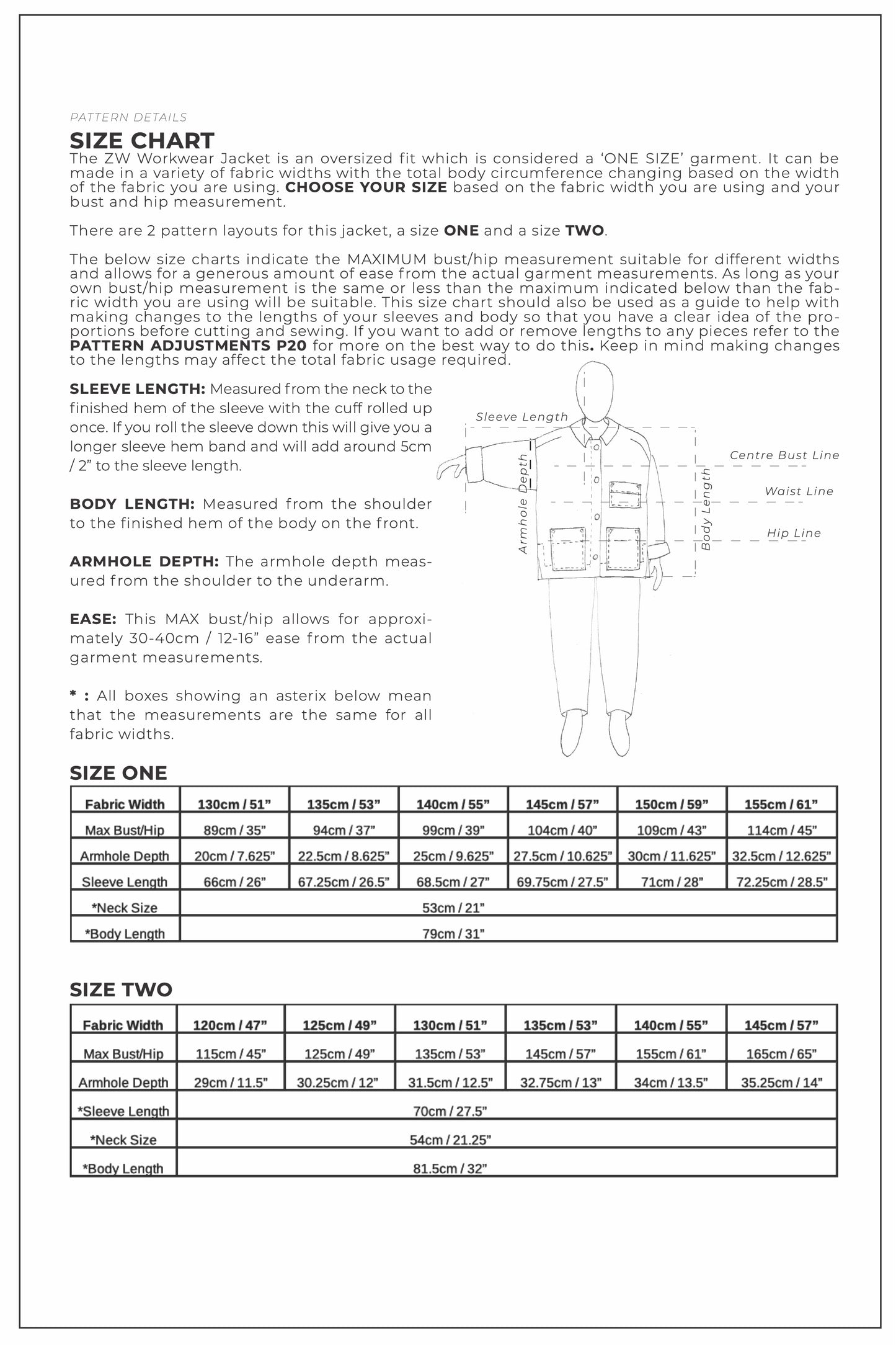 Birgitta Helmersson Zero Waste Workwear Jacket - PDF Pattern