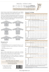 Megan Nielsen Hovea Curve Jacket (Paper Pattern)