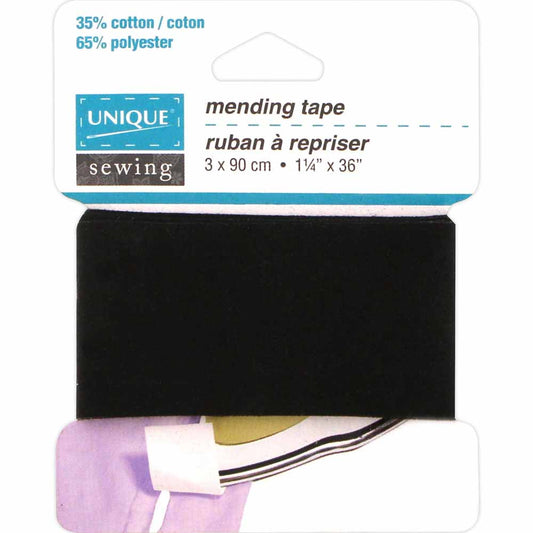 Mending Tape Black - 3.2cm x 0.9m (11⁄4 ″ x 36″)
