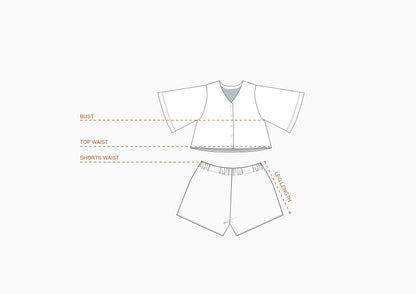 Common Stitch Pipit Loungewear Set (Paper Pattern)