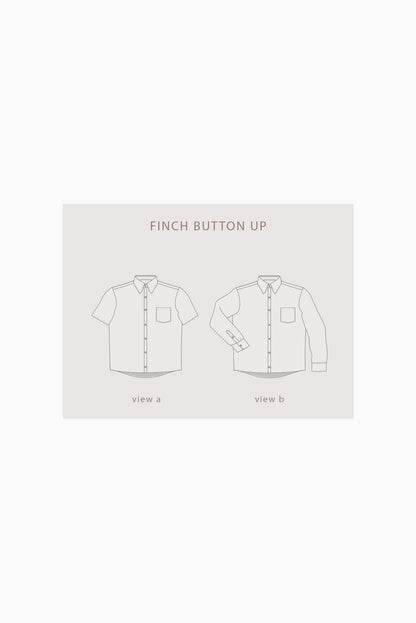 Common Stitch Finch Button-Up (Paper Pattern)